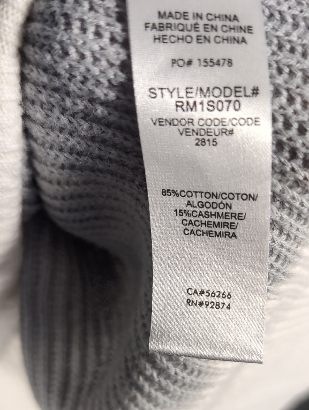 New Splendid Lightweight Spring Pink & Gray Tie-Dye Crewneck Knit Sweater, M. - Picture 5 of 5